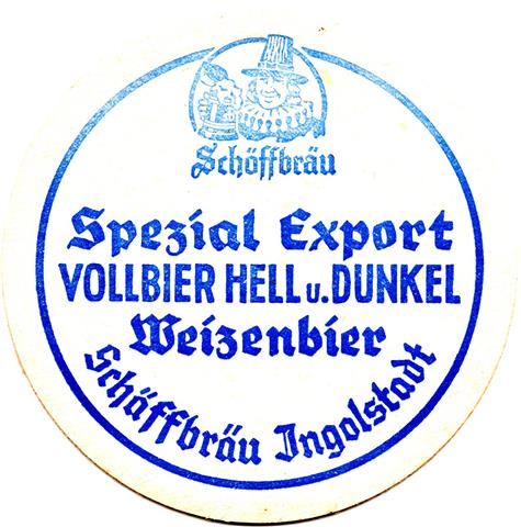 ingolstadt in-by ingo sch�ff rund 2b (215-3 biersorten-blau)